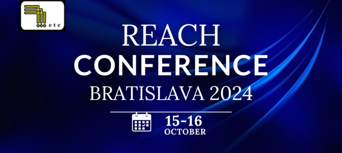Konferencja REACH 2024 – 15-16 Październik; Okazja do spotkania i dyskusji.