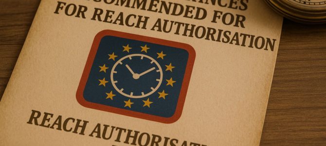 Propozycja dodania 4 substancji na listę zezwoleń w ramach REACH 